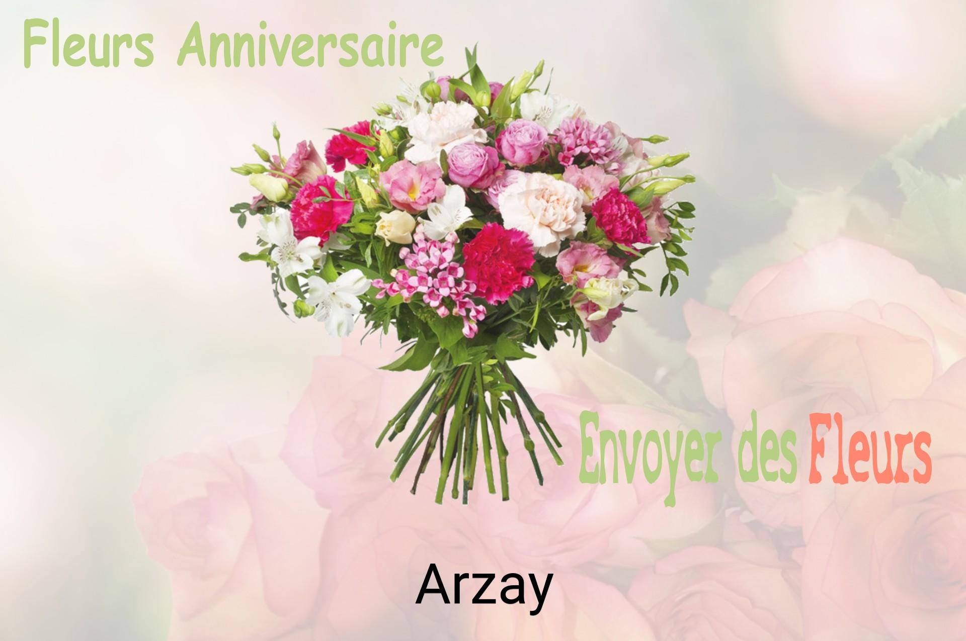 Bouquet de fleurs d’anniversaire livré à Arzay